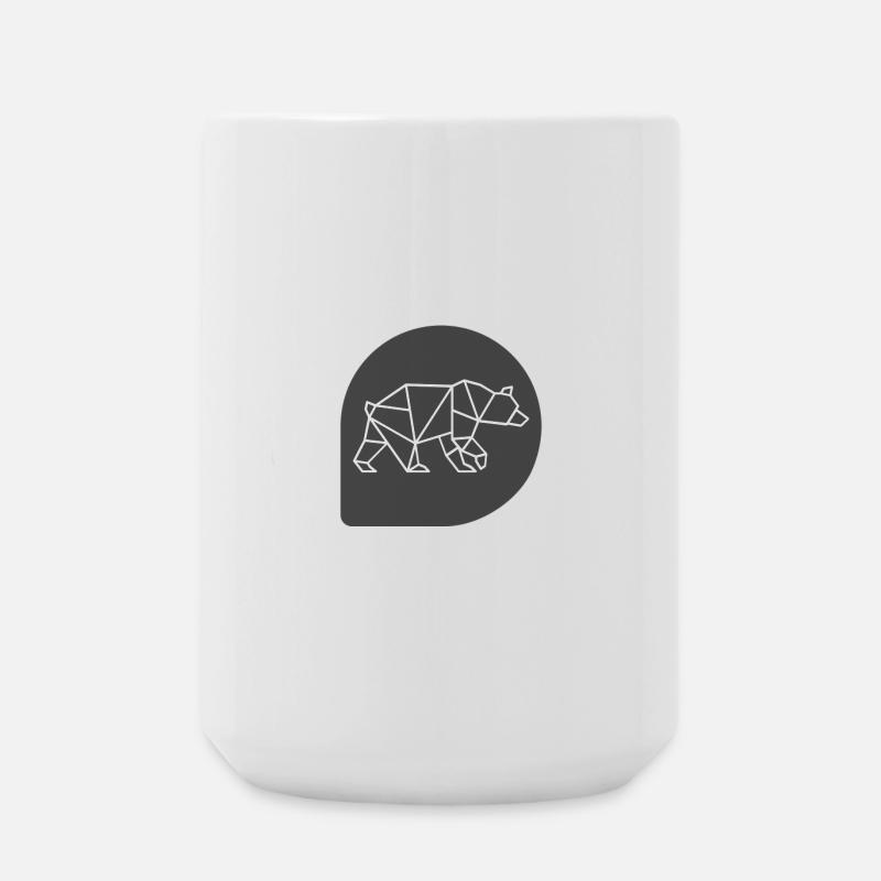 Bear, Bär - Große Tasse 440 ml - Weiß