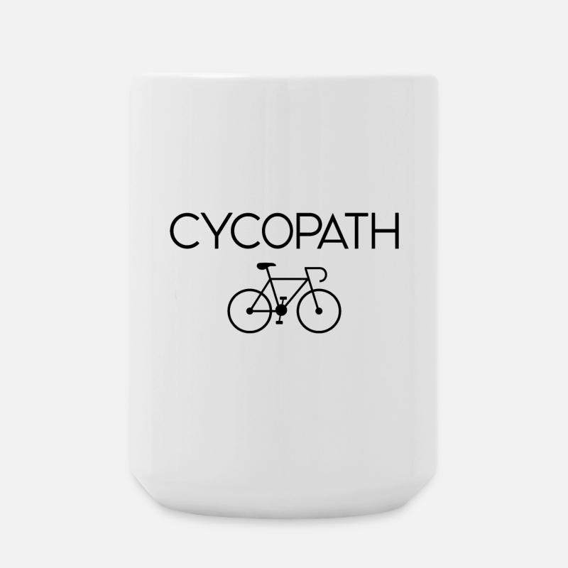 Gifts for Cyclists – Cycopath - Large Mug 440 ml - white