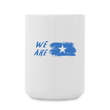 Nous sommes la Somalie - Grande tasse 440 ml - blanc - Devant