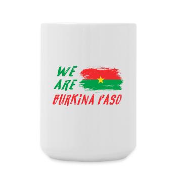 Nous sommes le Burkina Faso - Grande tasse 440 ml - blanc - Devant