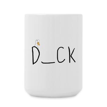 Duck Quiz - Große Tasse 440 ml - Weiß - Vorne