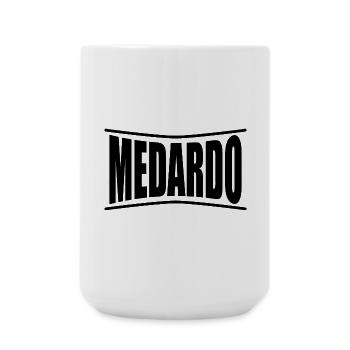 Medardo t-shirt t-shirt gift idea - Large Mug 440 ml - white - Front