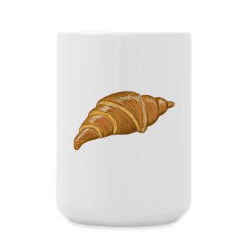 Illustration du croissant doré du lever du soleil - Grande tasse 440 ml - blanc - Devant