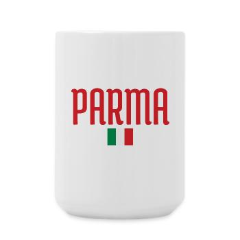 Parma Italy Flag Design - Large Mug 440 ml - white - Front