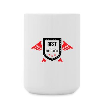 Meilleure Belle-Mère du Monde - Grande tasse 440 ml - blanc - Devant