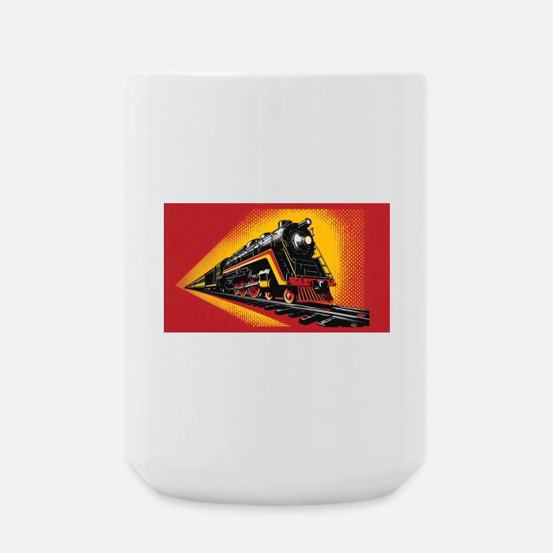 Train 1 2 - Grande tasse 440 ml - blanc