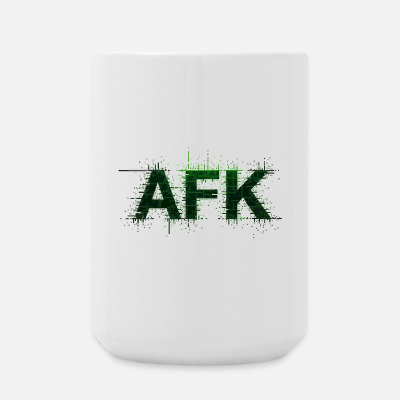 AFK Retro Gaming - Große Tasse 440 ml - Weiß