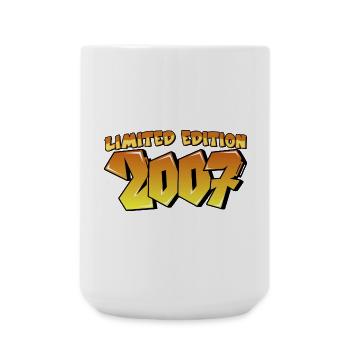 limited edition 2007 graffiti birthday party - Large Mug 440 ml - white - Front