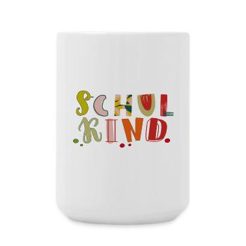 Schulkind Einschulung ersteKlasse - Große Tasse 440 ml - Weiß - Vorne