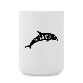 Dolphin - Large Mug 440 ml - white - Front