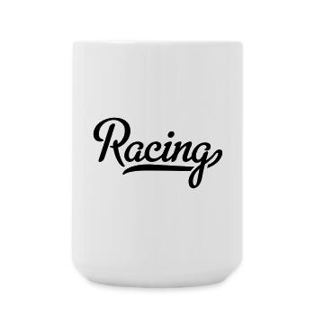 6061912 121984375 racing - Large Mug 440 ml - white - Front