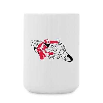 motorrad_2 - Grande tasse 440 ml - blanc - Devant