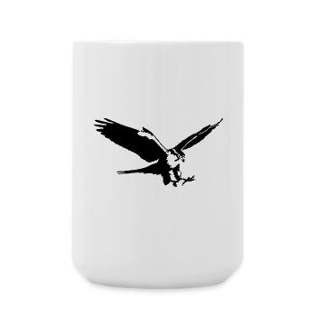 faucons - Grande tasse 440 ml - blanc - Devant