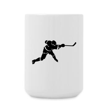 Hockey - Large Mug 440 ml - white - Front