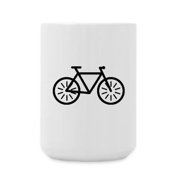 Bicycle Drawing Icon Wheel Graphic Icon Tour - Large Mug 440 ml - white - Front