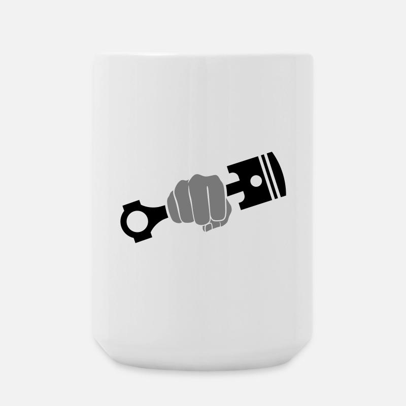 Poing maintient piston moteur - Grande tasse 440 ml - blanc