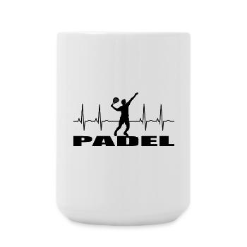 Padel - Large Mug 440 ml - white - Front