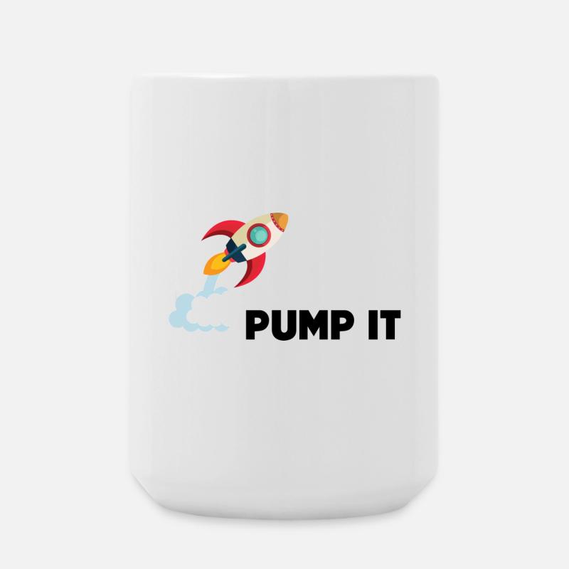 Pump it - Grande tasse 440 ml - blanc