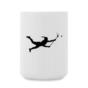 Flooball Girl Vector Graphics - Large Mug 440 ml - white - Front
