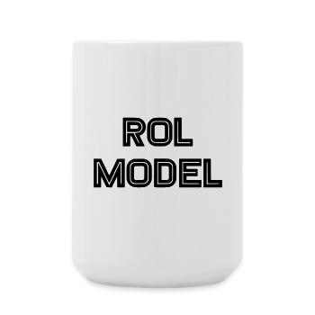 Every wheelchair user is a role model - Large Mug 440 ml - white - Front