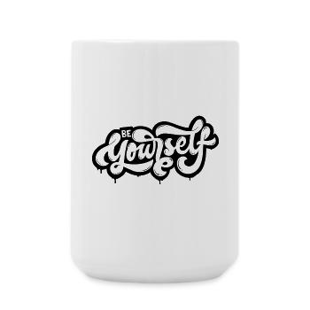Soyez vous-même - Grande tasse 440 ml - blanc - Devant