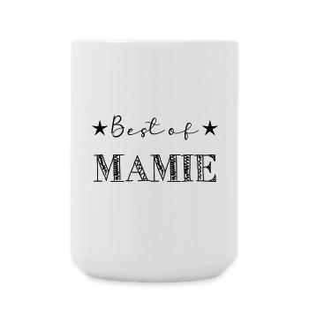 MAMAN. FÊTE DES MÈRES. MAMIE. BONNE FÊTE MAMAN - Grande tasse 440 ml - blanc - Devant