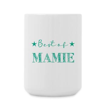 MAMIE. MAMAN. FÊTE DES MÈRES - Grande tasse 440 ml - blanc - Devant