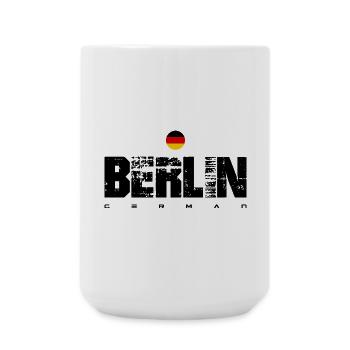 Minimalist German Roundel Crest - Large Mug 440 ml - white - Front