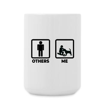 Me as a veterinarian - Large Mug 440 ml - white - Front