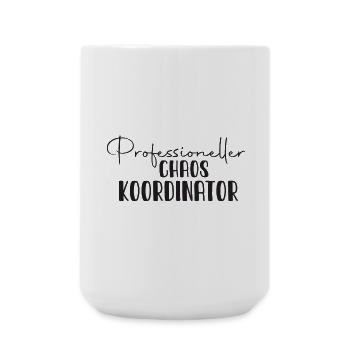 Professional chaos coordinator - Large Mug 440 ml - white - Front