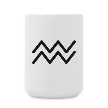 KLEIO Aquarius 3 - Large Mug 440 ml - white - Front