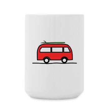 PAPA. OPA. VATERTAG. GELIEBTE. MEISTER - Große Tasse 440 ml - Weiß - Vorne