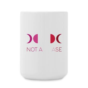 LGBTQ Pride Month - Keine Phase - Lesbisch - Große Tasse 440 ml - Weiß - Vorne