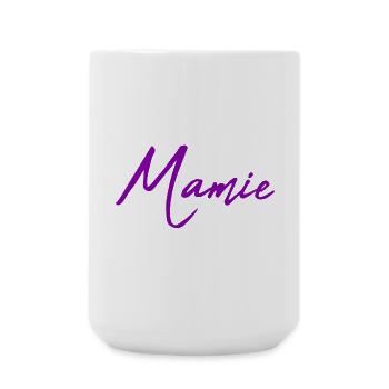 OMA. MUTTERTAG. ALLES GUTE ZUM GEBURTSTAG OMA. ICH LIEBE DICH - Große Tasse 440 ml - Weiß - Vorne