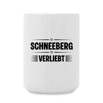 Schneeberg Verliebt - Große Tasse 440 ml - Weiß - Vorne
