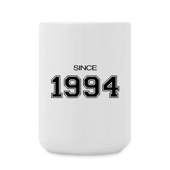 1994 Geburtstagsgeschenk - Große Tasse 440 ml - Weiß - Vorne