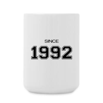 Cadeau d'anniversaire 1992 - Grande tasse 440 ml - blanc - Devant