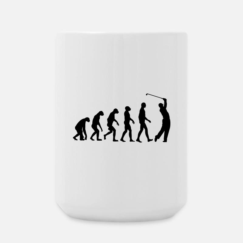 Golf Evolution Golfing - Große Tasse 440 ml - Weiß