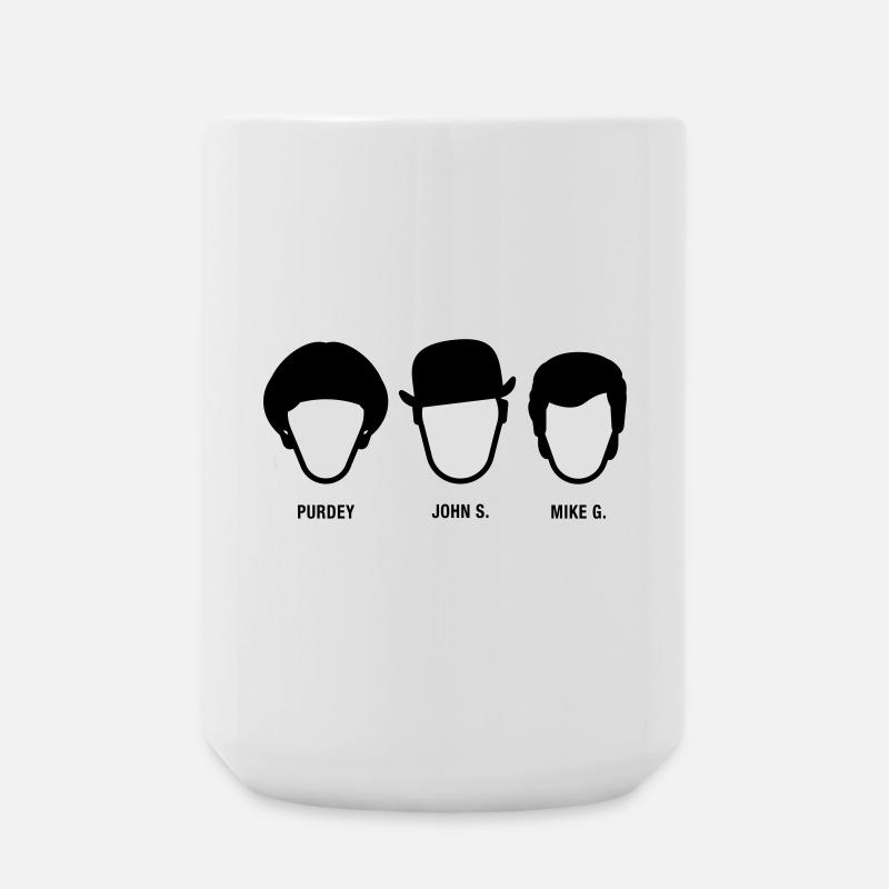 Chapeau Melon (S-05-P-JS-MG) - Grande tasse 440 ml - blanc