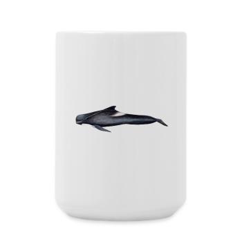 Pilot whale - Pilot whale - Globicephale noir - Large Mug 440 ml - white - Front