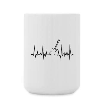 verbesserte_egitarre - Large Mug 440 ml - white - Front