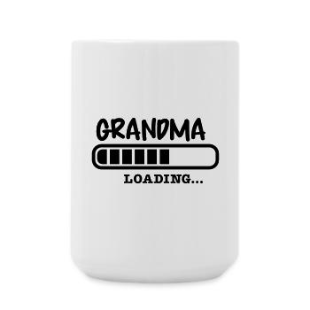 grandma grandmother - Large Mug 440 ml - white - Front