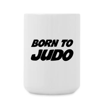 Judo - Judoka - Sport - Fight - Fighter - Strong - Large Mug 440 ml - white - Front