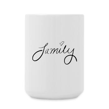 Family - Large Mug 440 ml - white - Front