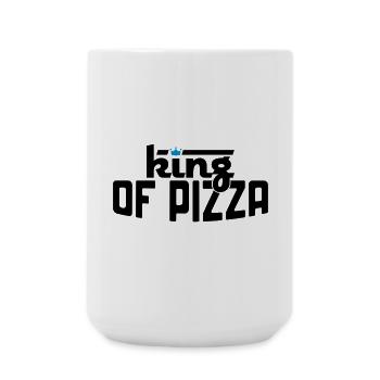 Pizza - Große Tasse 440 ml - Weiß - Vorne