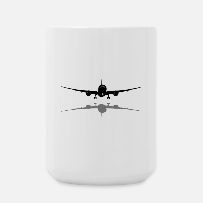 airliner - Large Mug 440 ml - white