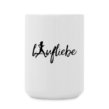 Laufliebe Ladies - Große Tasse 440 ml - Weiß - Vorne