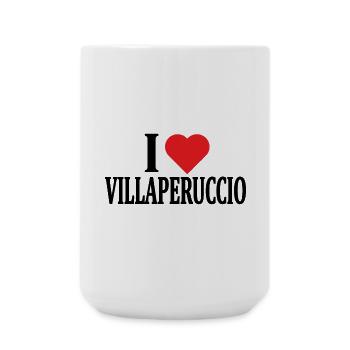 t-shirt I love Villaperuccio t-shirt Sardinia - Large Mug 440 ml - white - Front