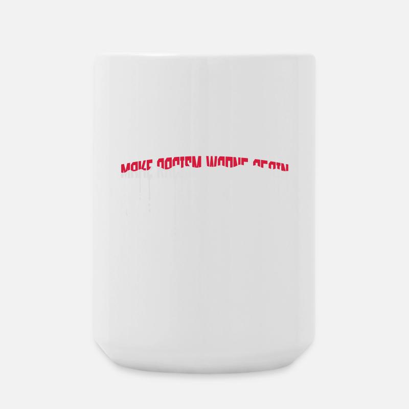 make racism wrong again - Große Tasse 440 ml - Weiß