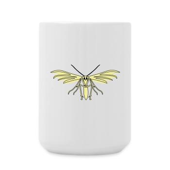 Feather moth - Large Mug 440 ml - white - Front